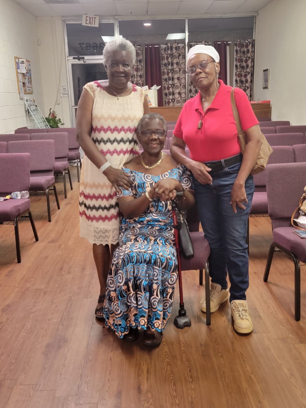 Choice Ministries Brunswick – three women inside the church