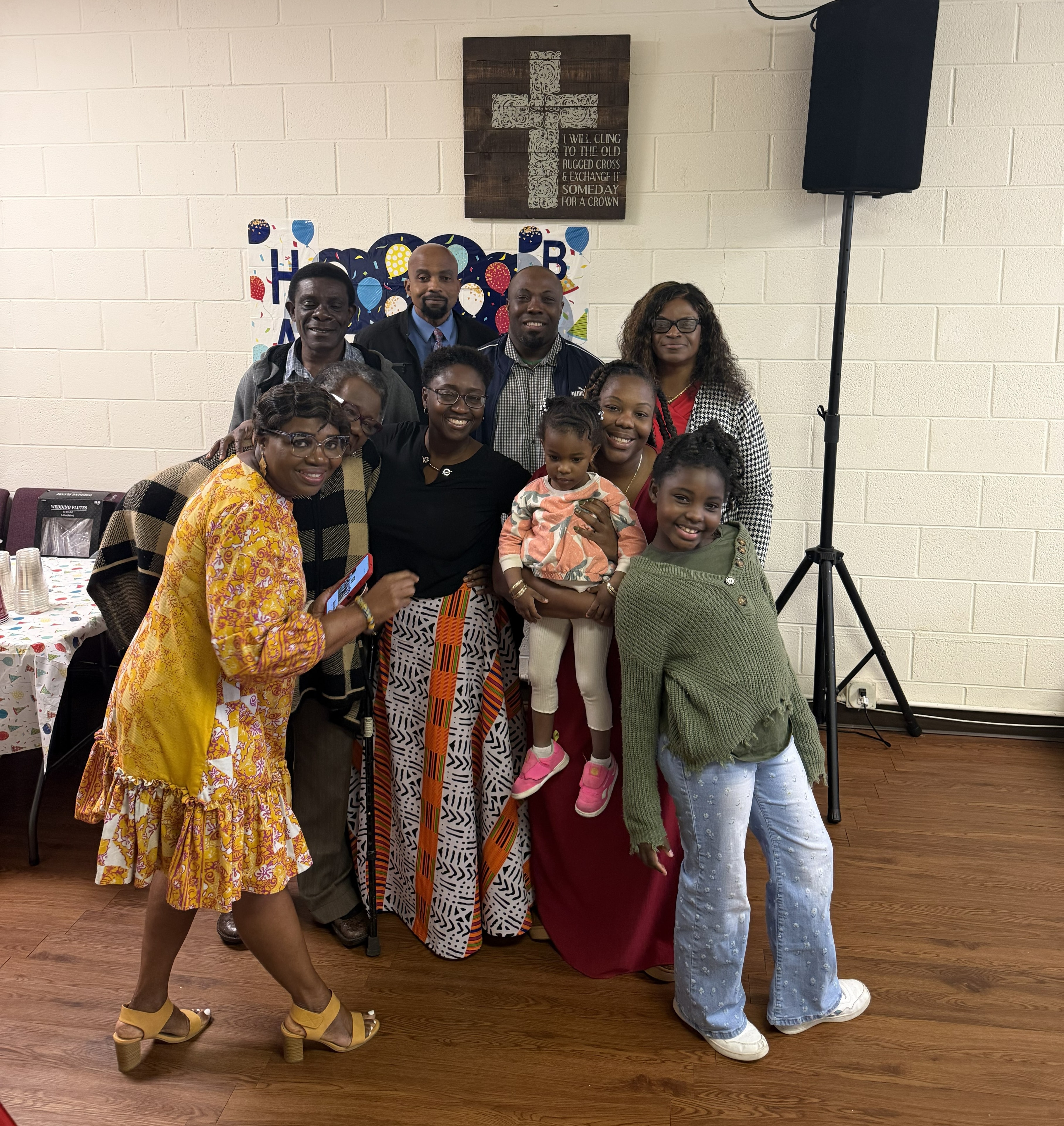 Choice Ministries Brunswick – group celebration inside the church
